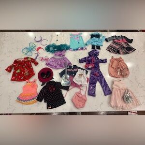 Huge Lot Kids Fashion 18” Doll Clothing and Accessories